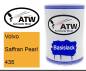 Preview: Volvo, Saffran Pearl, 435: 500ml Lackdose, von ATW Autoteile West.